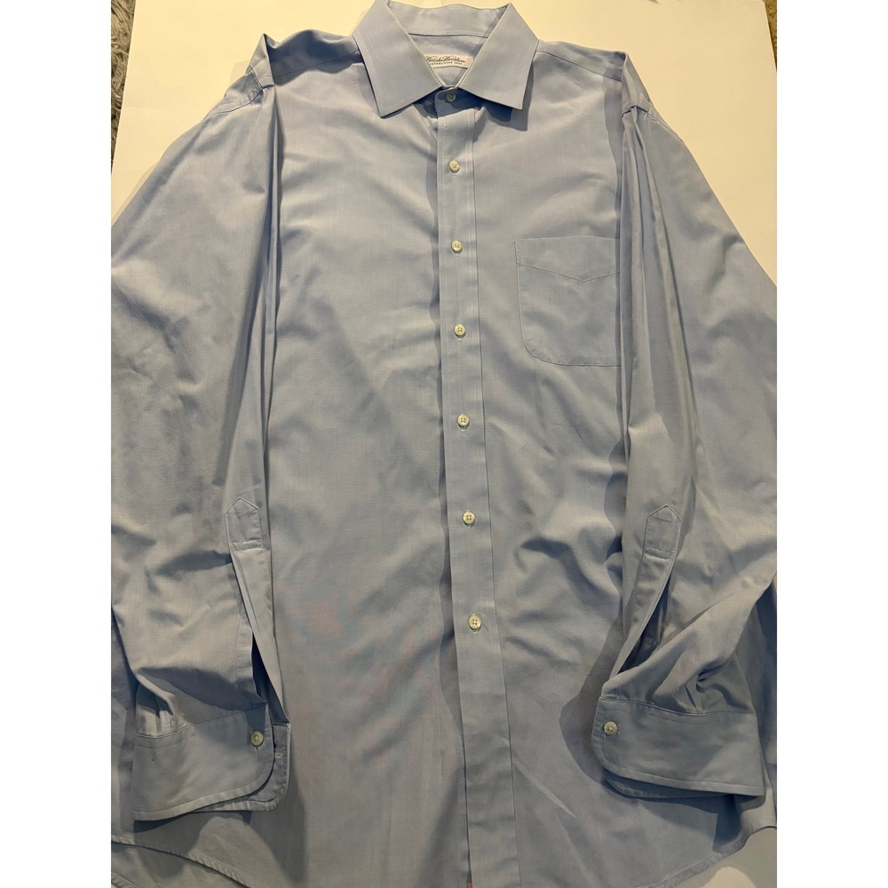 Brooks Brothers Light Blue Dress Shirt Mens 16.5 34 XL Cotton Button Up